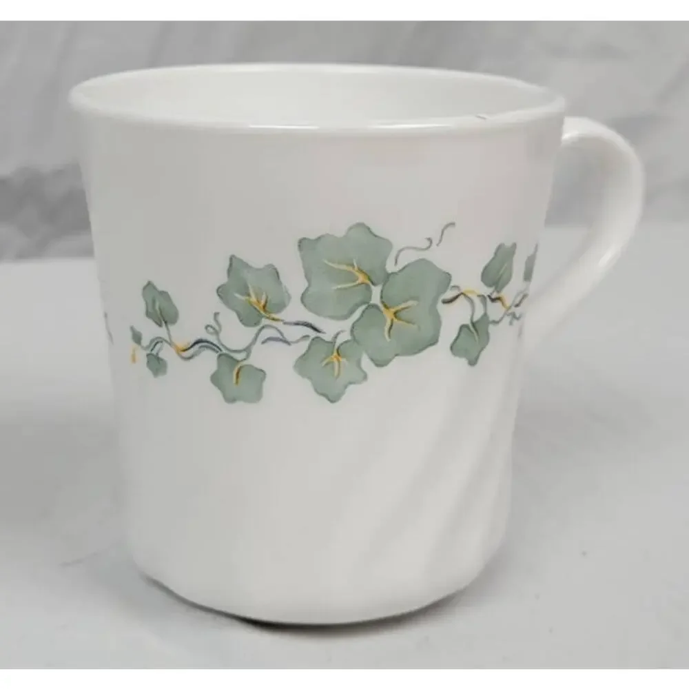 Corning Ware Corelle Callaway Swirl Ivy Tea Coffee Cup Mug